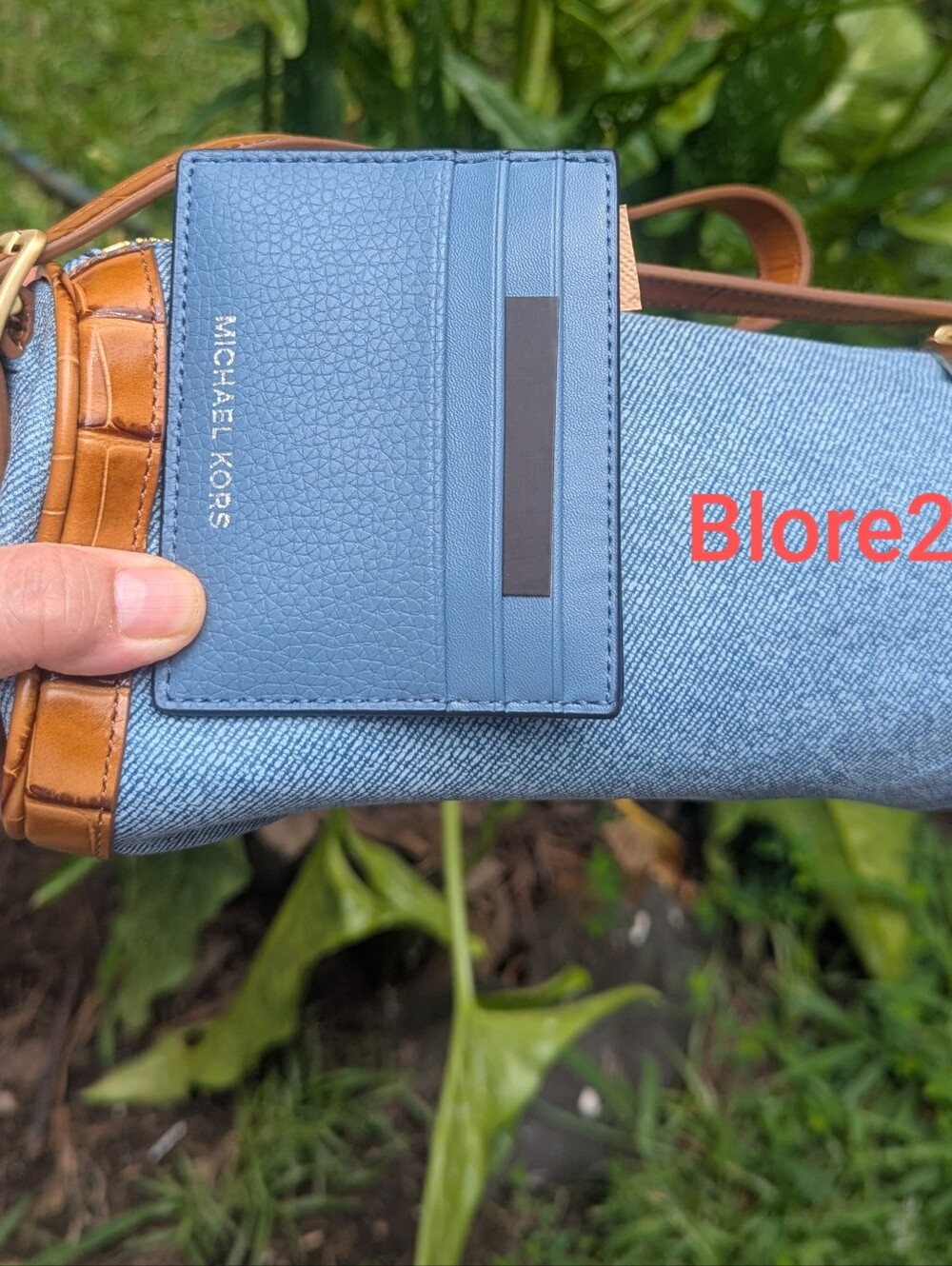 Brahmin Billie nubuck leather AND FREE ID CARD Only w/asking price - Picture 3 of 11